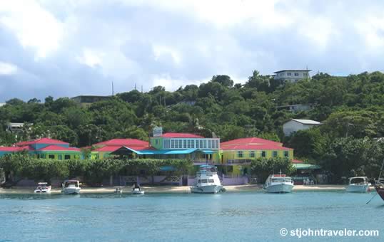 Cruz Bay from a Boat