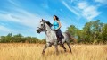 Girl on a horse